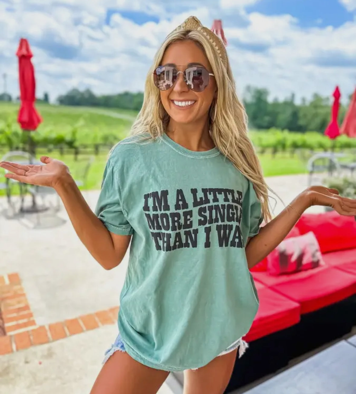 “I’m A Little More Single Than I Was” Tshirt