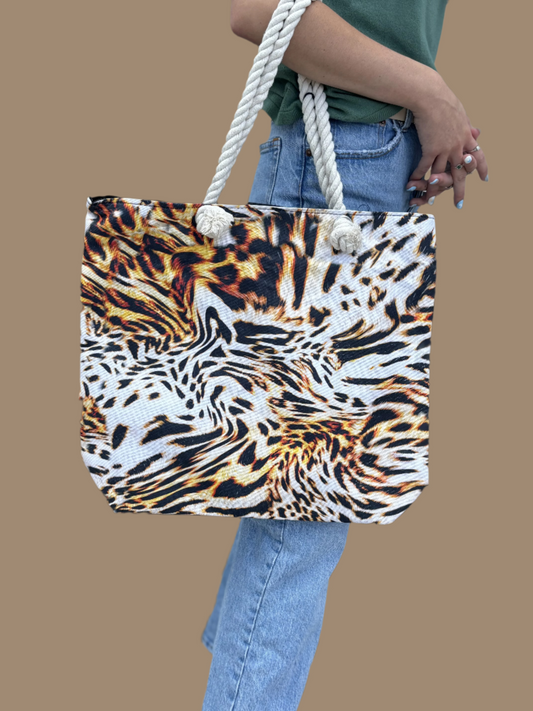 Animal Print Tote